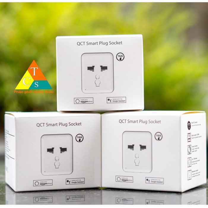 Ổ điện thông minh QCT kết nối Wifi nhà thông minh Smart Socket