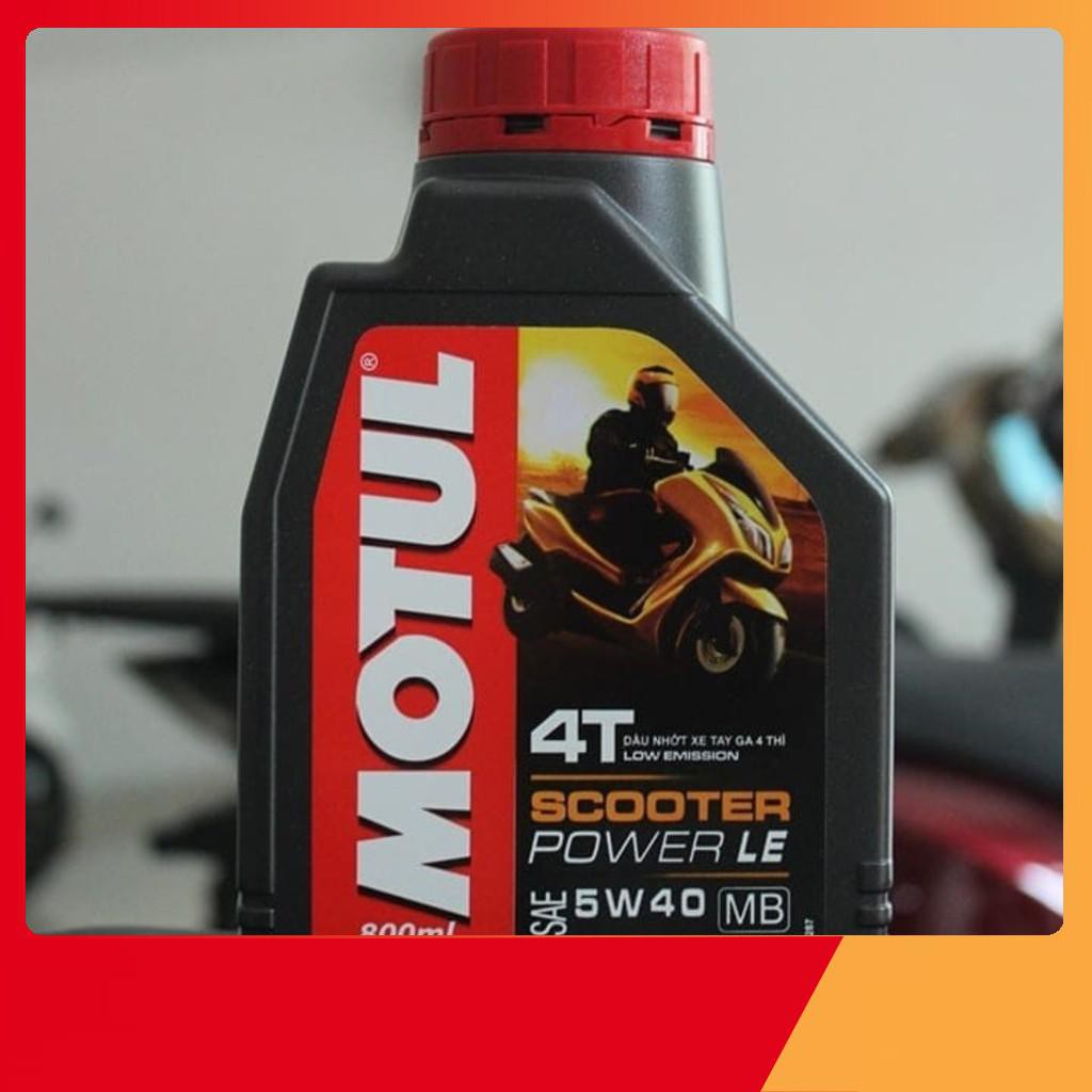 NHỚT MOTUL SCOOTER POWER LE 5W40 - NHỚT XE TAY GA 4T 0.8 LÍT