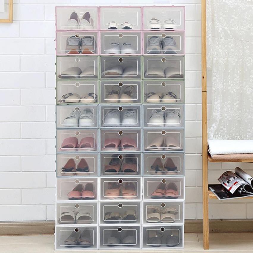 COMBO 10 Hộp đựng giày Sneaker Cao Cấp SIZE TO (34 x 24 x 14 CM) (HỘP TRẮNG)