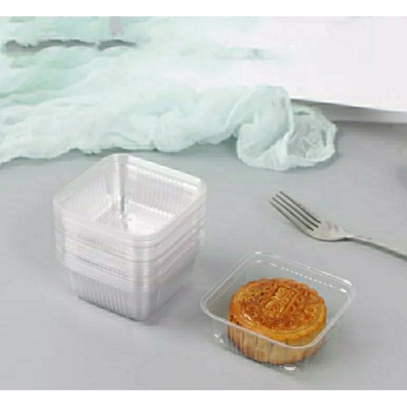 50cái khay đựng bánh trung thu màu trắng từ 50g - Đến 150g