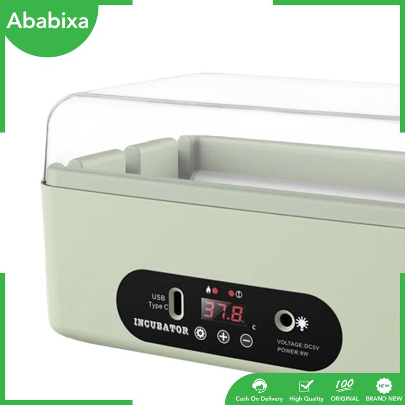 Máy Ấp Trứng Tự Động Kỹ Thuật Số Điều Khiển Nhiệt Độ Mini 6 Trứng Gà Vịt Vịt