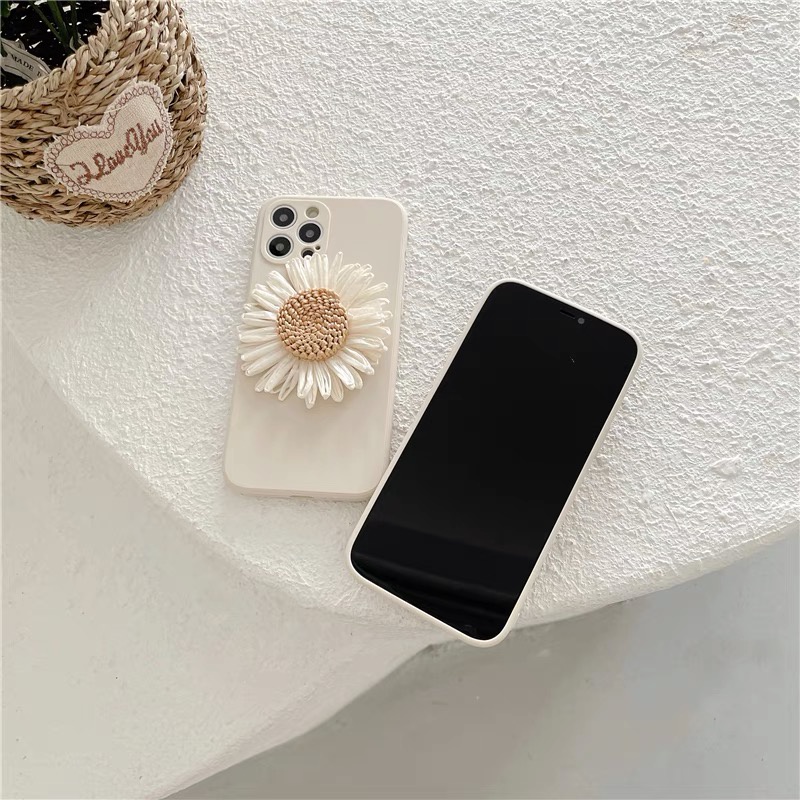 Ốp Điện Thoại Mềm Họa Tiết Hoa Cúc Xinh Xắn Thích Hợp Cho Iphone 12 Pro Max 11 Pro Max Xs Max Xr X 7plus