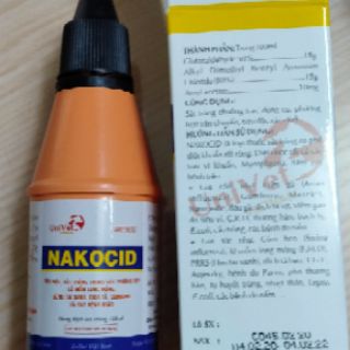 Tiêu độc,sát trùng, diệt khuẩn nakocide 120ml