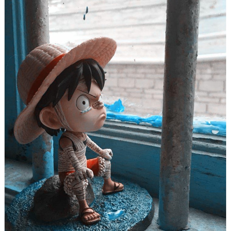 [Có sẵn] Mô hình Luffy Chibi - Figure Luffy thời thơ ấu