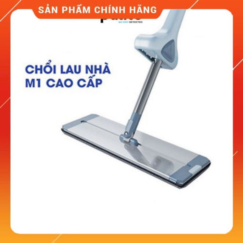CHỔI LAU NHÀ TỰ VẮT THÔNG MINH PULITO BÀN LAU CỠ LỚN ĐẦU XOAY 360 ĐỘ TIỆN DỤNG