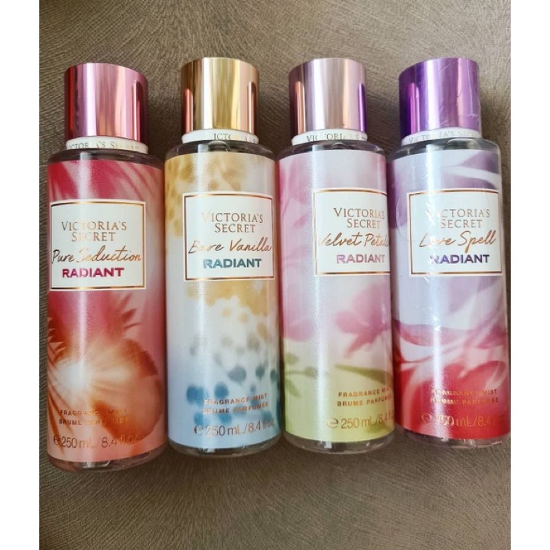 Xịt Thơm  Toàn Thân Victoria’s Secret Radiant Fragrance Mist (250ml)