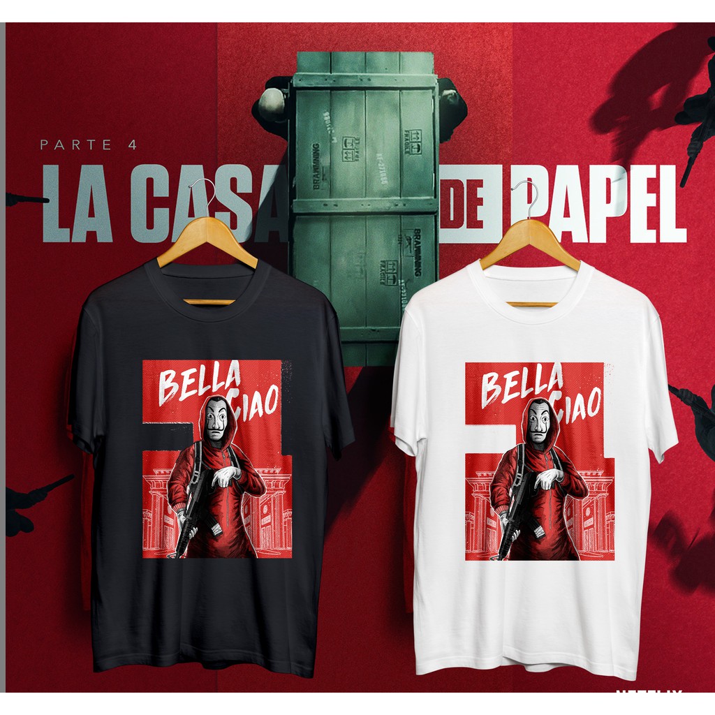 Áo phông Money Heist Bella Ciao