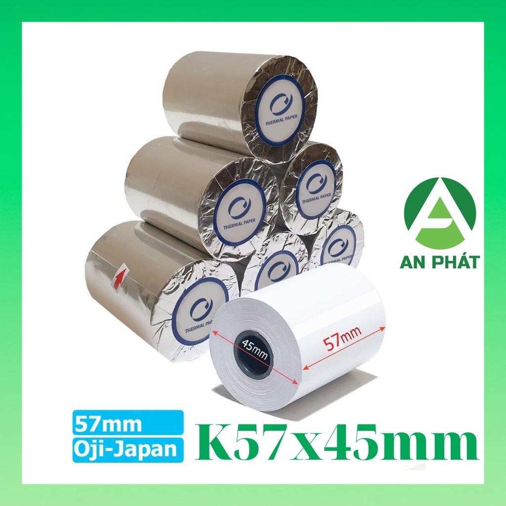 Giấy In Nhiệt, Giấy In Hóa Đơn K57X45 (57mm)