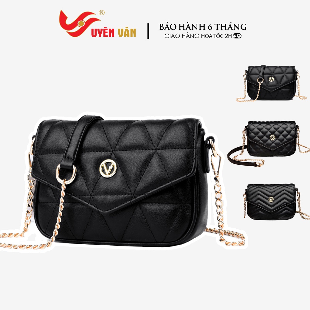 TÚI CLUTCH NỮ CẦM TAY THỜI TRANG DA PU CAO CẤP MÀU ĐEN TRƠN DẬP VÂN NỔI Y2883
