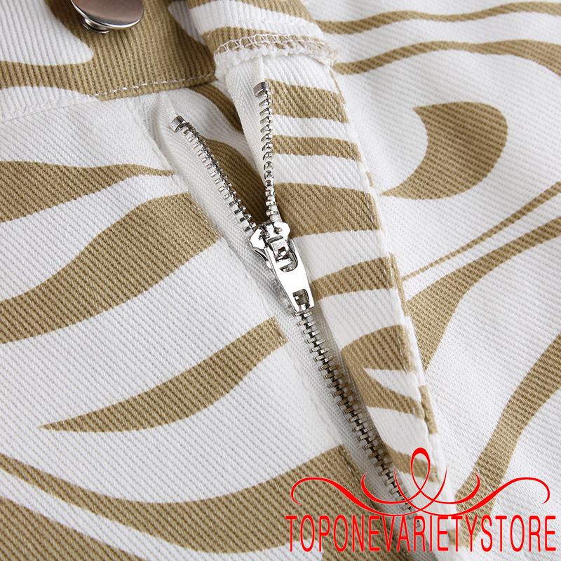 [Mã FADIRECT20 giảm 20K đơn 150K] Quần Dài Ống Rộng Họa Tiết Sọc Thời Trang Dành Cho Nữ | BigBuy360 - bigbuy360.vn