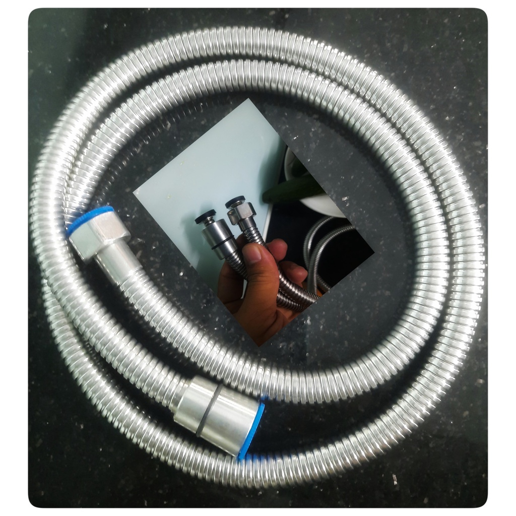 Dây Cấp Nước Vòi Hoa Sen Chất Liệu INOX Không Gỉ Siêu Bền Dụng Cụ Phòng Tắm - Sentaku