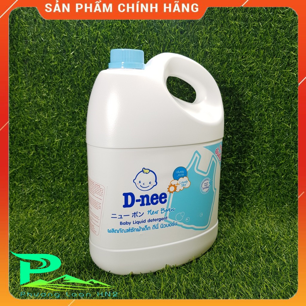 Nước giặt Dnee cho em bé, an toàn, thơm dịu Hàng THẬT Nhập khẩu chính hãng can 3000ml