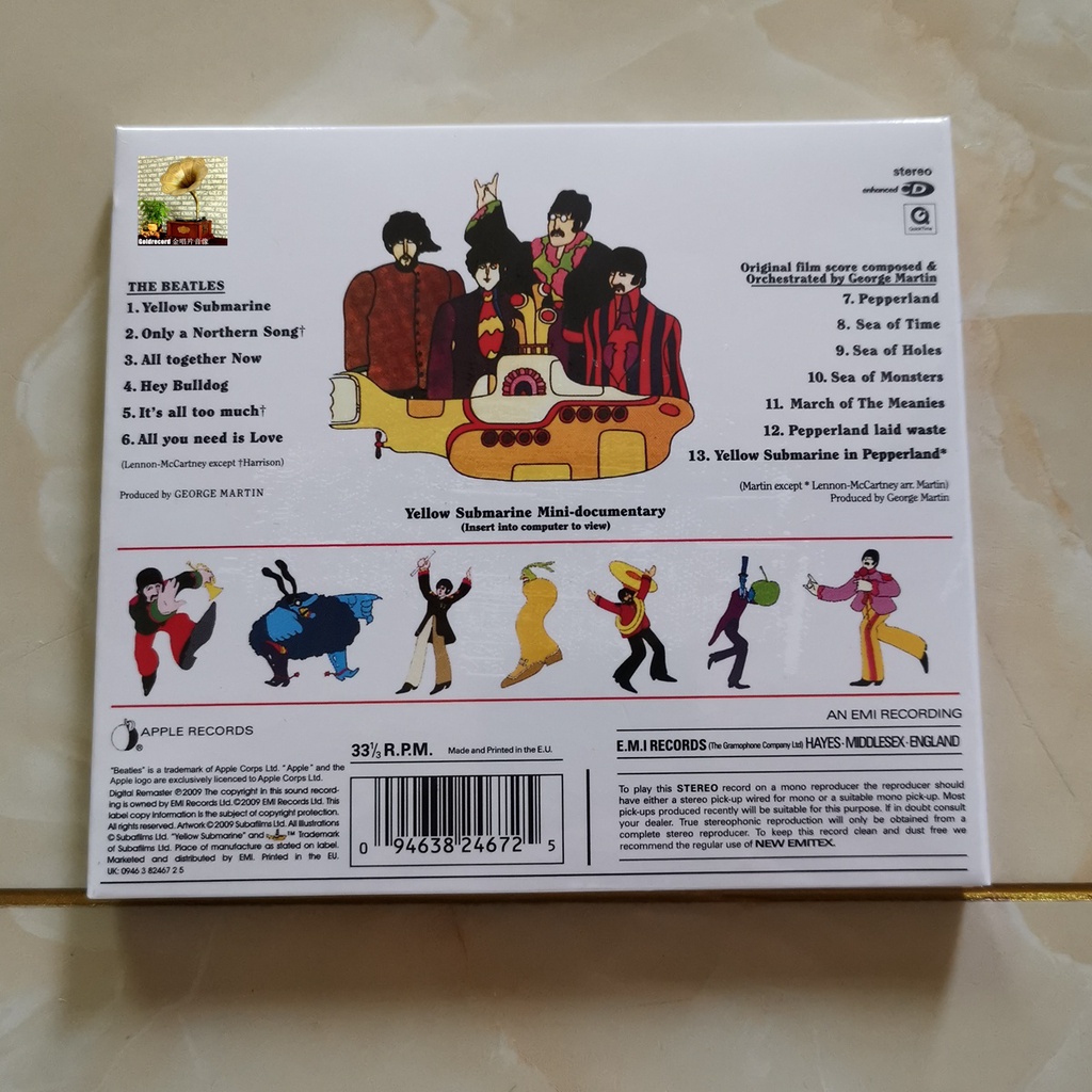 The Beatles Yellow Submarine CD