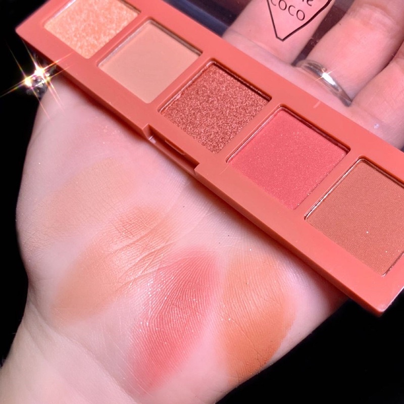 [Ảnh Thật] Bảng phấn mắt 5 ô DIKALU nội địa Trung màu sắc tươi trẻ, lấp lánh ❤️❤️❤️ | BigBuy360 - bigbuy360.vn