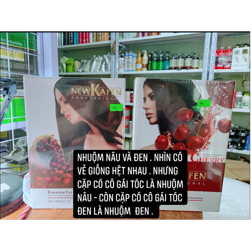 Nhuộm phủ bạc màu nâu New_Kafen