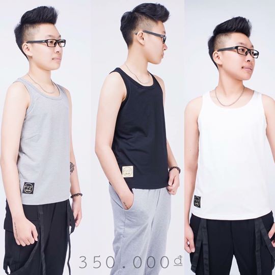 Ba lỗ dài có sẵn nịch chuyên dụng cho TOMBOY, SB, TRANS có quai LINJAY vải cotton thoáng mát, nhiều kích thước (S,M,L,XL