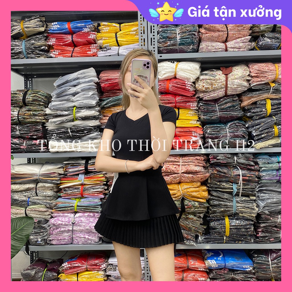 Ảnh thật 100% ✅ Chân váy xếp ly ngắn xòe sang chảnh ( xếp ly 1 tầng) | BigBuy360 - bigbuy360.vn