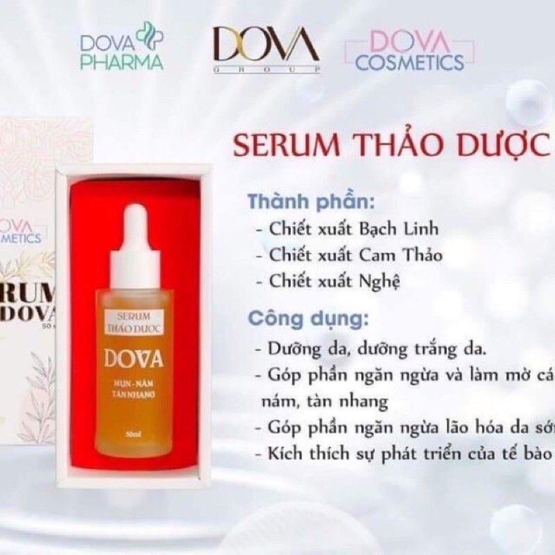 combo 3 hộp serum thảo dược dova