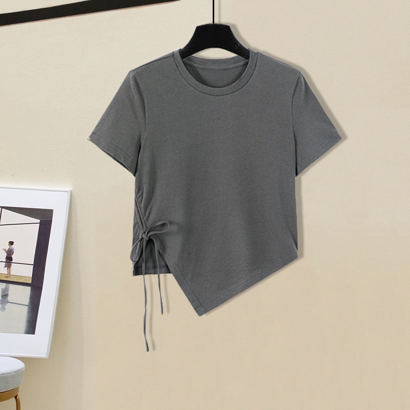 Áo Thun Ngắn Tay Phong Cách Hàn Quốc Năng Động Dành Cho Nữ
