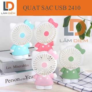 Quạt sạc usb có đèn led 2 chế độ siêu kute 2140