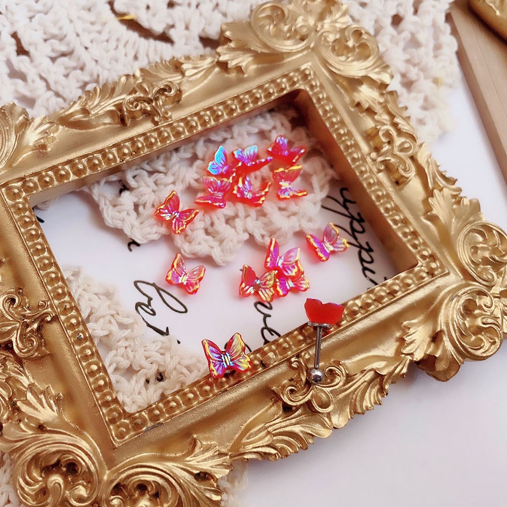 1 Khuyên Kẹp Vành Tai Hình Bướm Nhiều Màu Thời Trang Cho Nữ