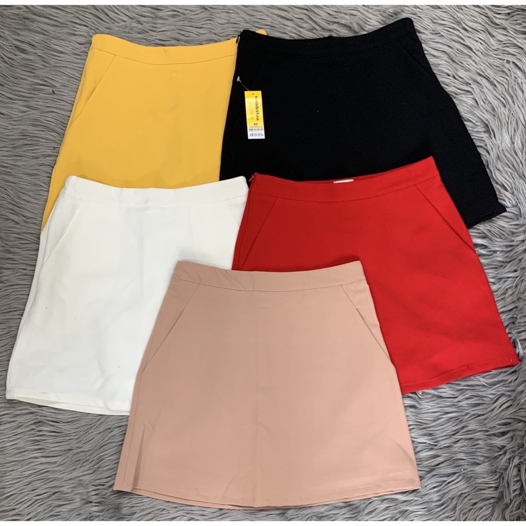 Chân váy ngắn chữ A 2 túi bên cực xinh, hình shop chụp - 25 store