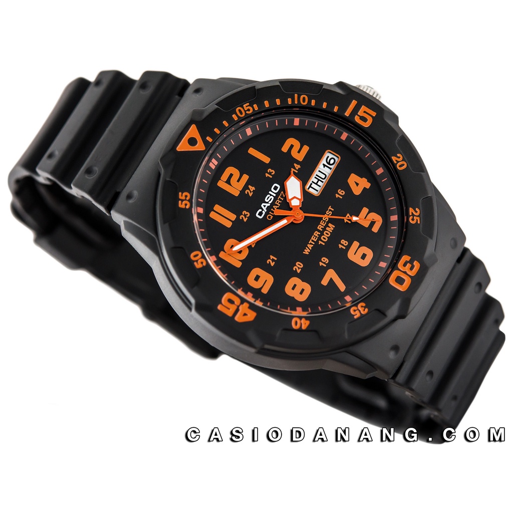 Đồng hồ nam dây nhựa Casio chính hãng Anh Khuê MRW-200H-4BVDF (44mm)