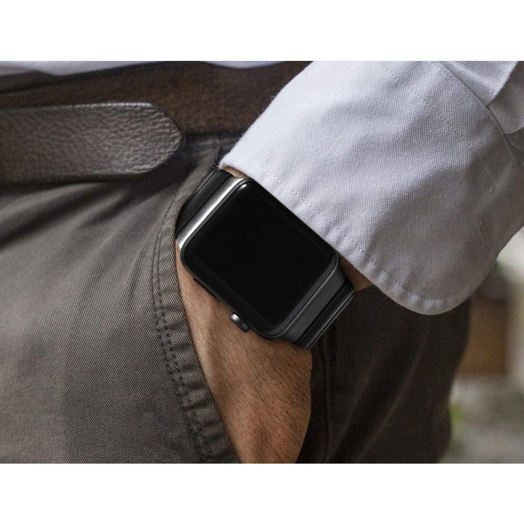 Dây Đeo Đồng Hồ Bằng Thép Không Gỉ 45mm 41mm 44mm 40mm 42mm 38mm Cho Apple Watch Series 7 6 5 SE 4 3 2 1