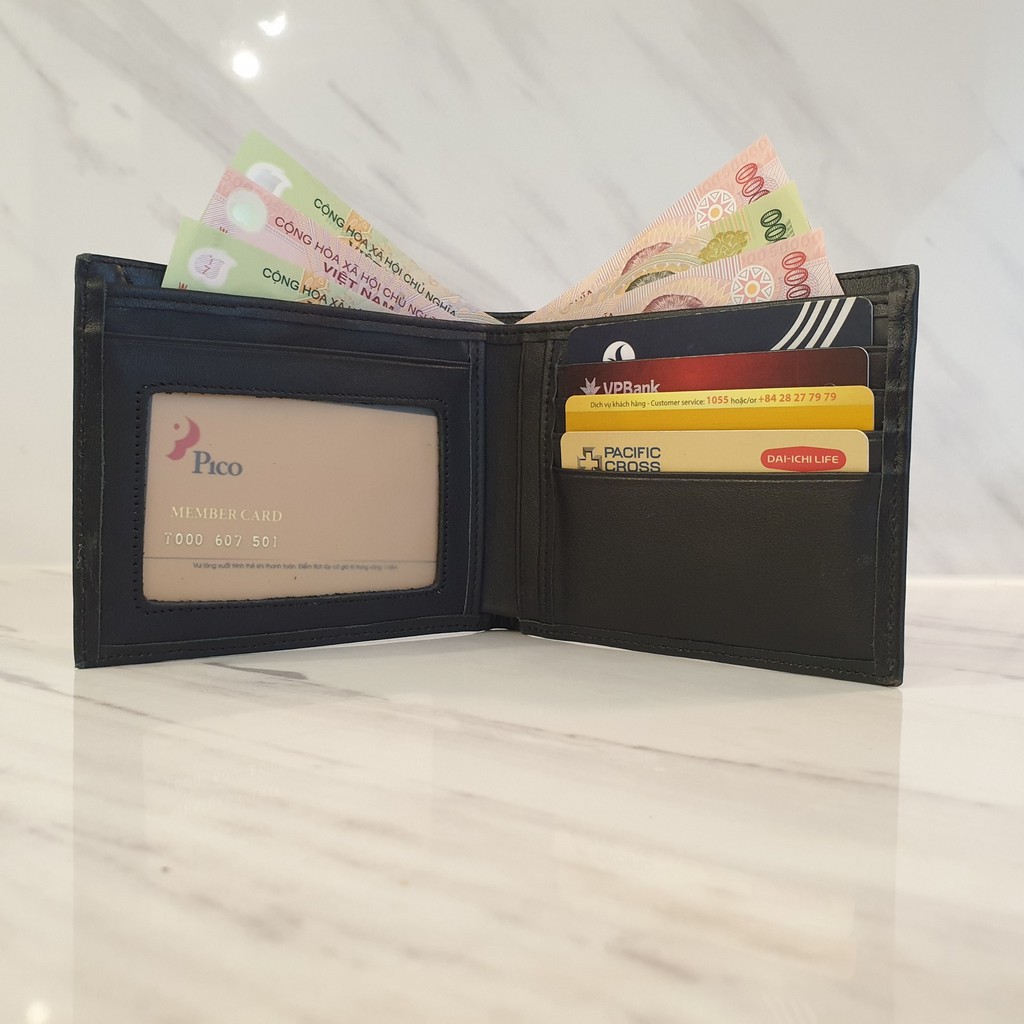 Combo bộ quà tặng ví da bóp nam &amp; thắt lưng cao cấp TREND 2021( có hộp túi đẹp y hình, sản phẩm tự chụp )