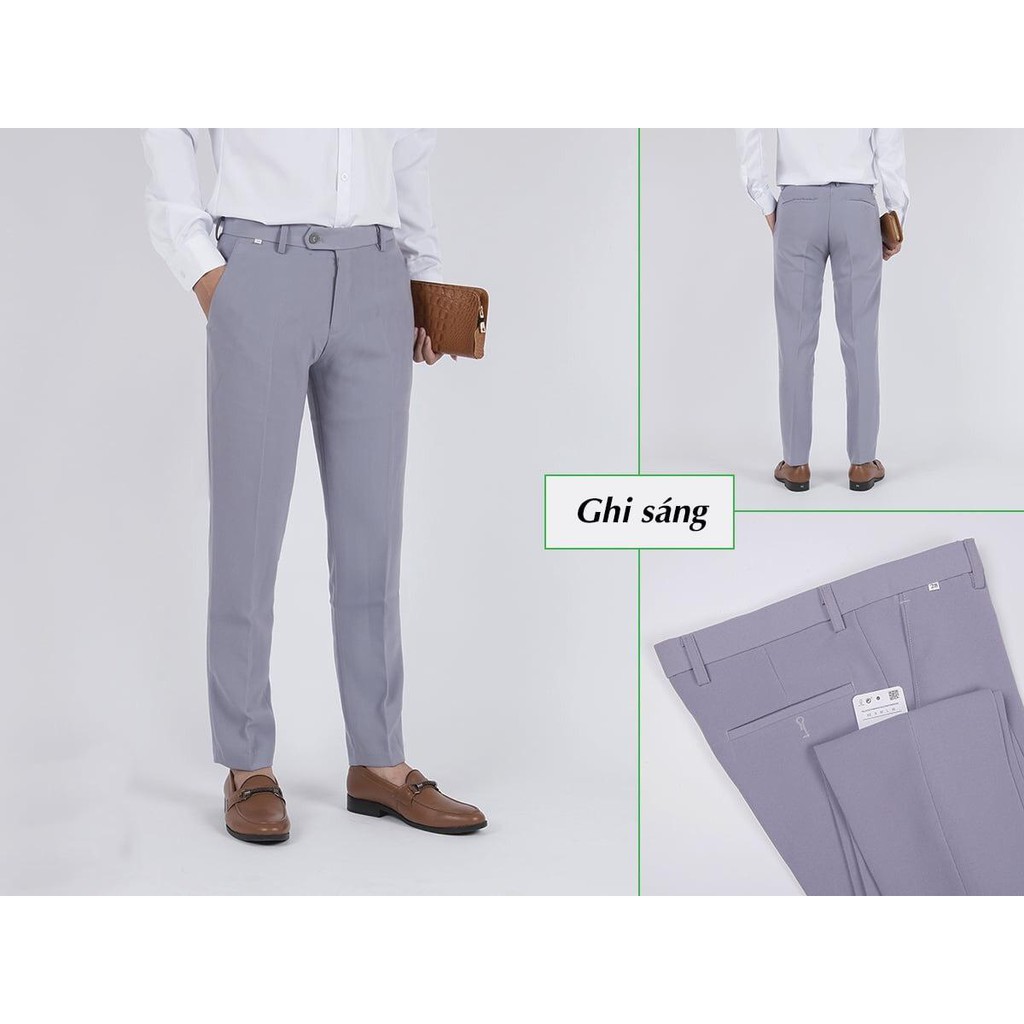Quần Tây Nam - Quân Âu Nam Công Sở Đen Cá Tính Dáng Ôm Chuẩn Vải Co Giãn Không Nhăn Cao Cấp | BigBuy360 - bigbuy360.vn