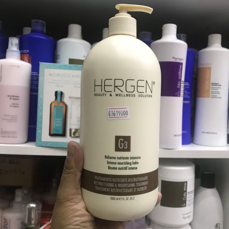 xả khô tai tạo và nuôi dưỡng bes G3 nourishing balm 1000ml