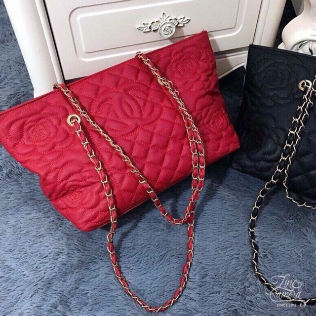 Túi Xách Công Sở Nữ, Túi Hoa Trà Nữ Đeo Vai Size 30Cm