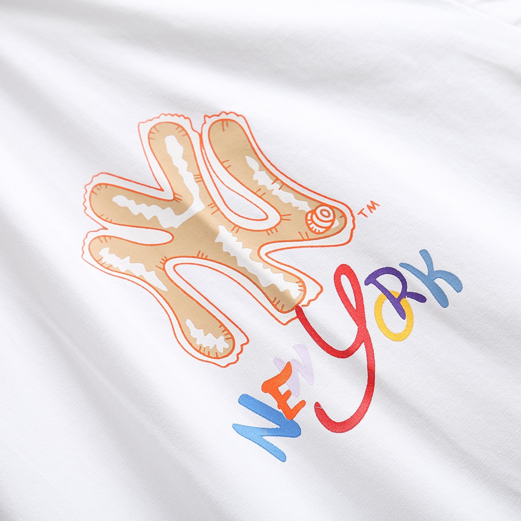 Áo thun cổ tròn MLB in NY mẫu mới 2022 4 màu  thun cotton 4 chiều có big size DCXK0029 - DECE