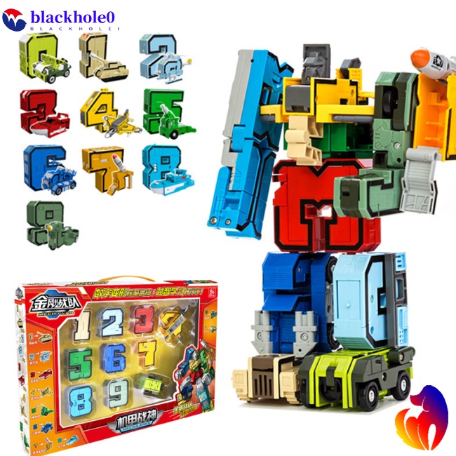 Đồ chơi trẻ em Lắp Ráp Rô Bốt Số 0-9 Độc Đáo Thú Vị Cho Bé
