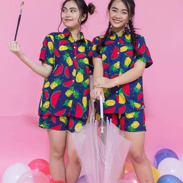 Bộ quần áo hoa quả kỷ yếu 🌻🍉🌻🍍☘️🍌🍍🌻 | BigBuy360 - bigbuy360.vn