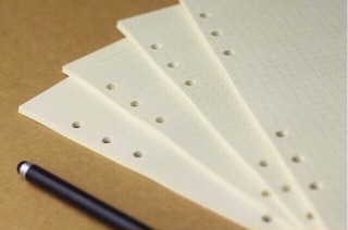 Giấy refill Basic Dot / Grid / Line / Blank cho sổ planner, sổ còng