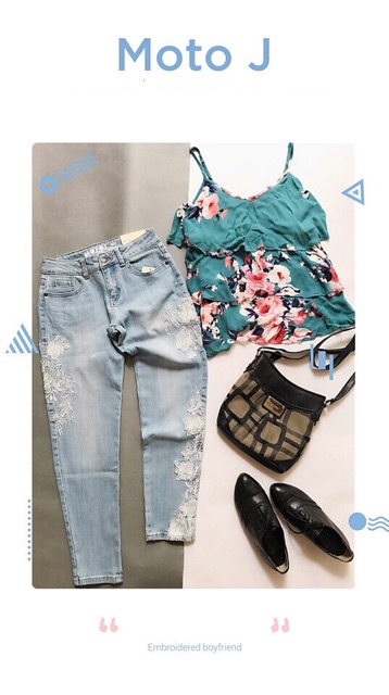 jeans xuất khẩu thiêu hoa