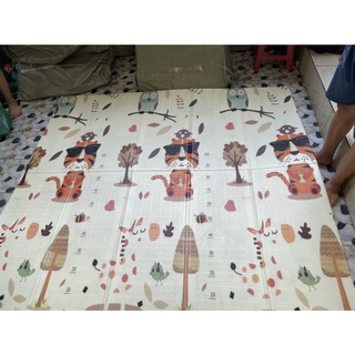 THẢM XỐP XPE 2 MẶTGẤP GỌN CHỐNG TRƯỢT CHỐNG VA ĐẬP NGỘ NGHĨNH CHO BÉ KHỔ1M8X2M GIÁ RẺ HÀ NỘI