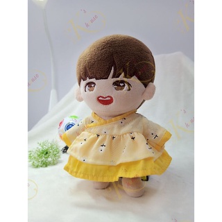 Doll outfit váy hanbok cách tân cho bé doll 20cm