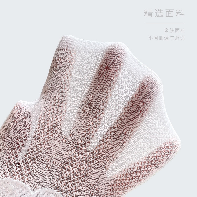 Vớ Cotton Phối Ren Lưới Mỏng Thoáng Khí Thời Trang Mùa Hè Cho Bé Gái 0574