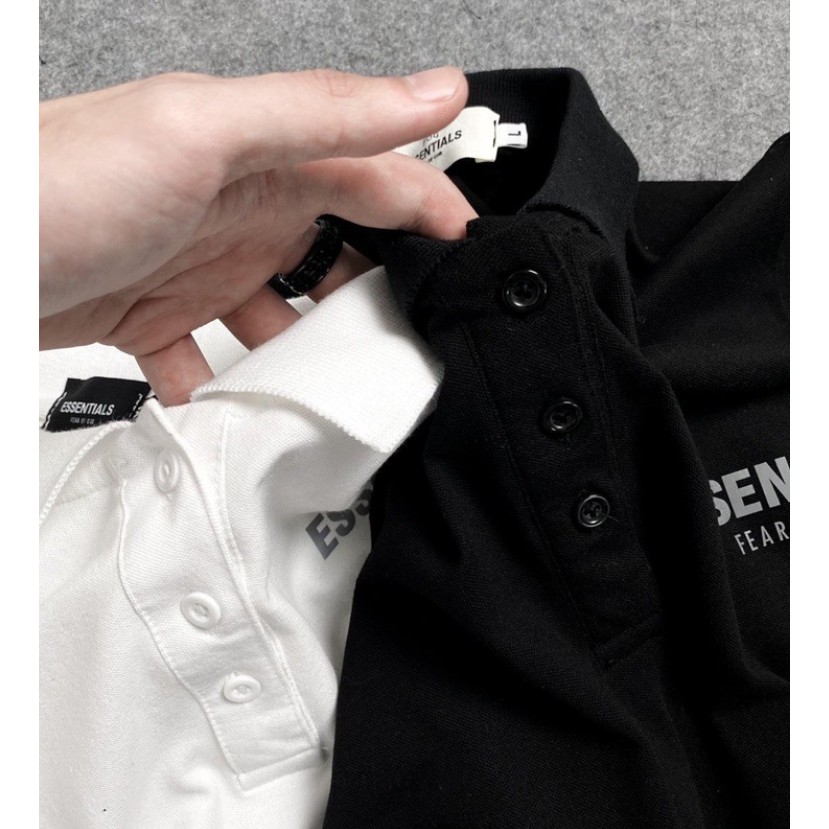 Áo Polo Essentials Tabi unisex - áo thun có cổ tay lỡ nam nữ chuẩn form | BigBuy360 - bigbuy360.vn