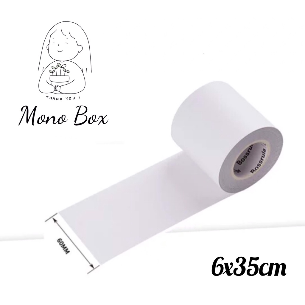 [Chiết] Washi tape nền trắng Mono_box 00707