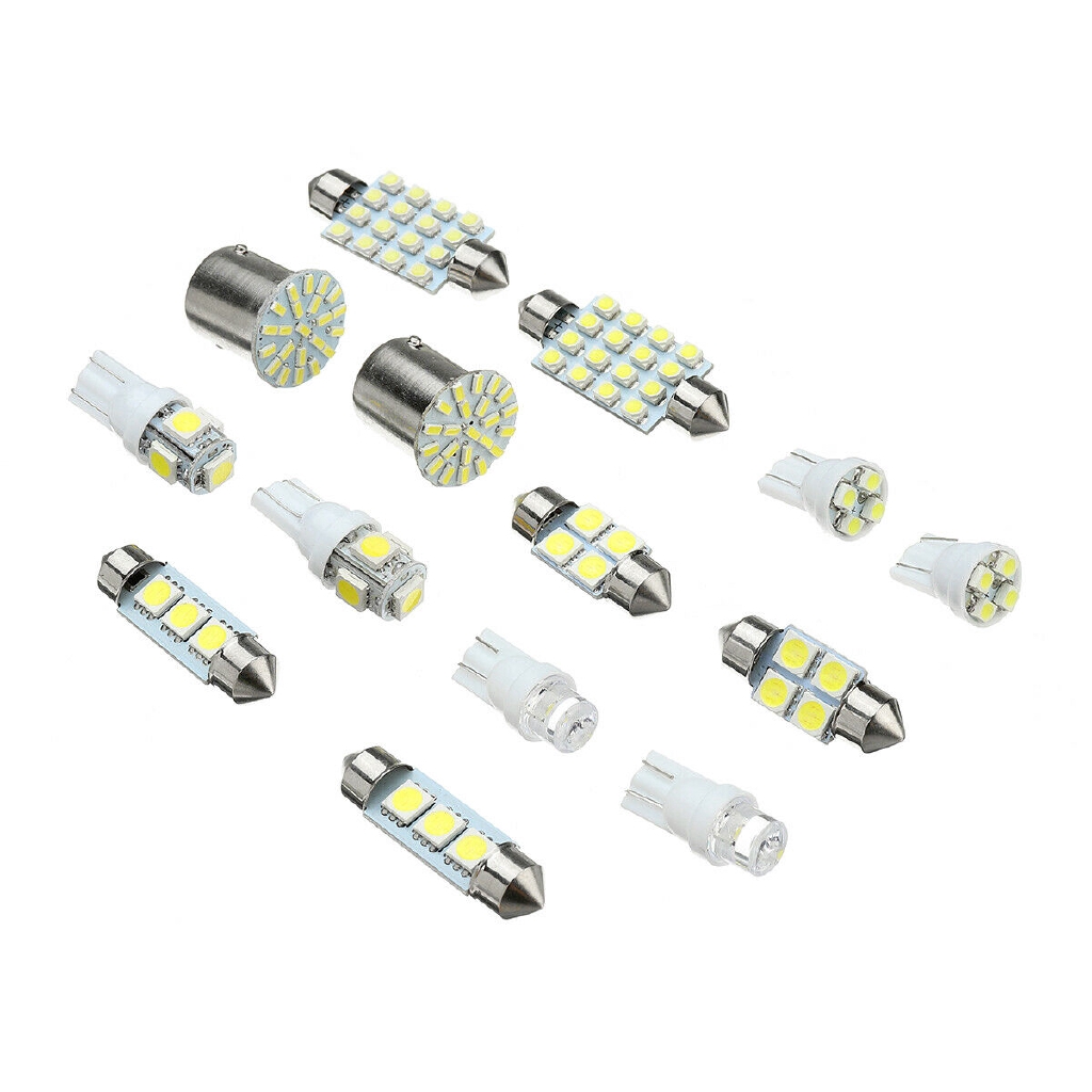 14 đèn LED ánh sáng trắng nội địa dành cho T10 36mm Map Dome