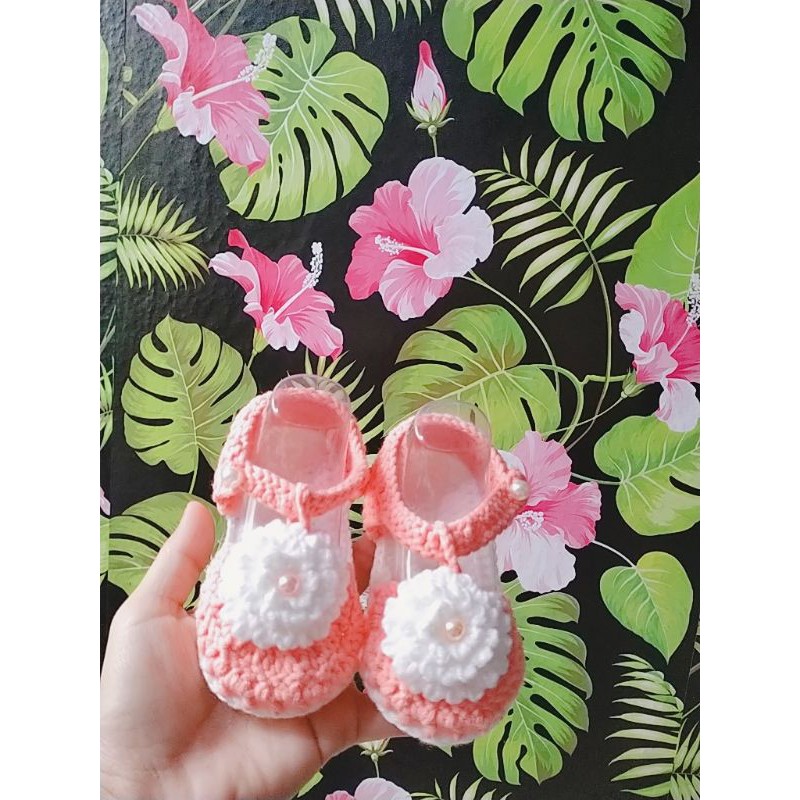 Giày len cho bé có dán đế