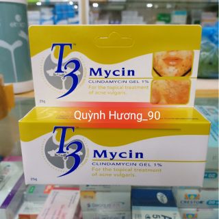 T3 mycin gel trị mụn trứng cá
