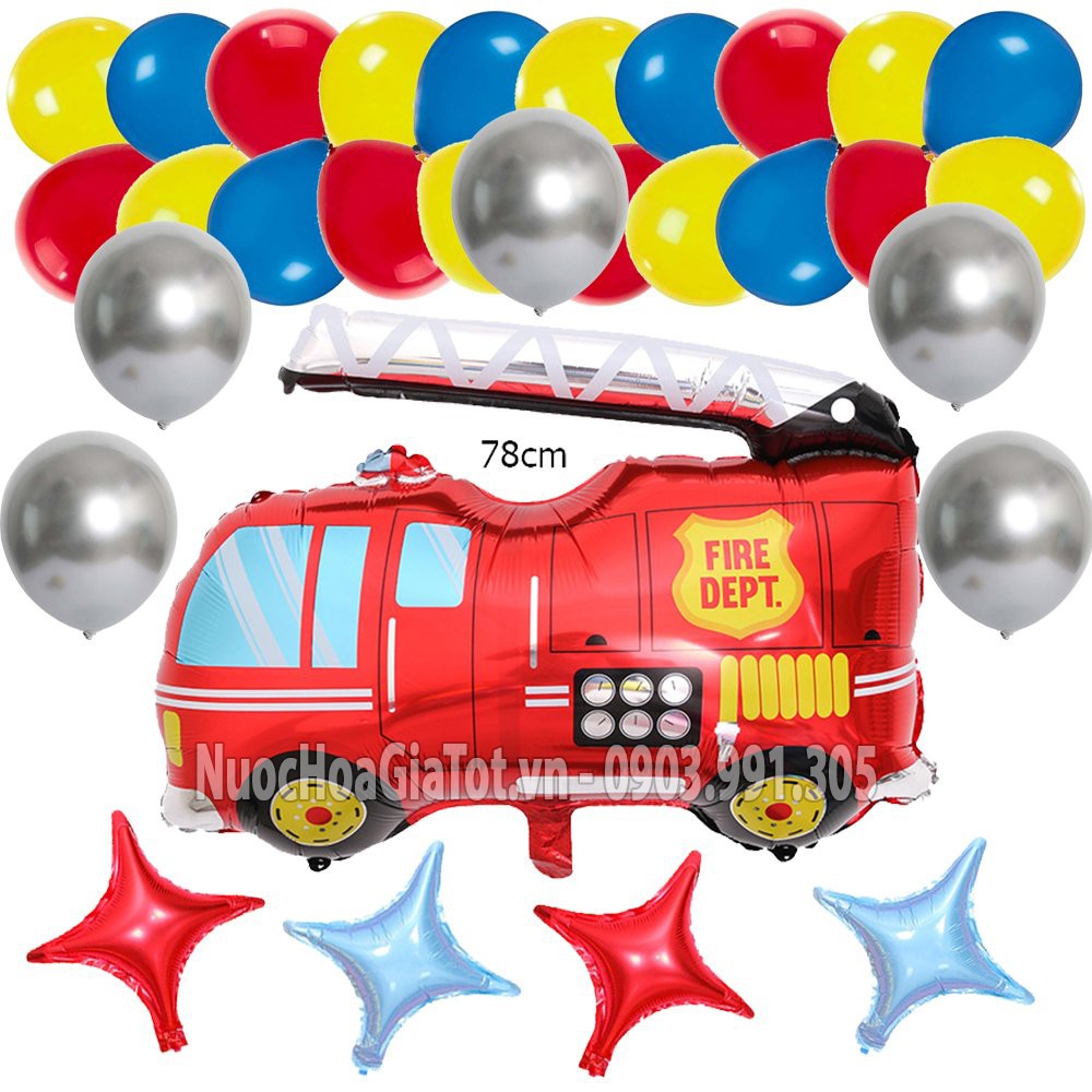 Set bong bóng Cá Mập Baby Shark trang trí tiệc sinh nhật sang chảnh bé trai gái nam nữ