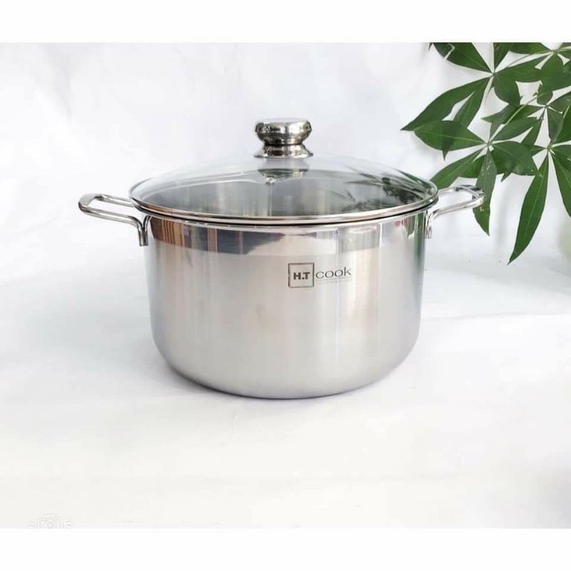 BỘ  XỬNG HẤP H.T COOK 28CM VUNG KÍNH.