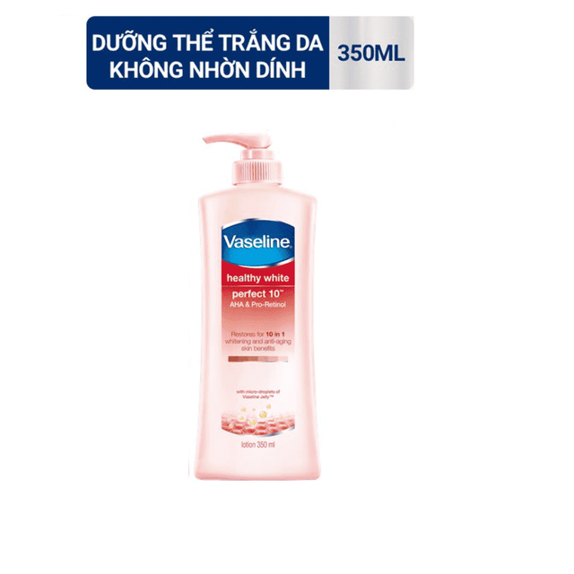 Sữa dưỡng thể da sáng tức thì Vaseline 350ml/chai