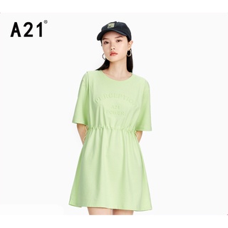 Váy ngắn tay cổ tròn dáng ôm thiết kế thời trang A21