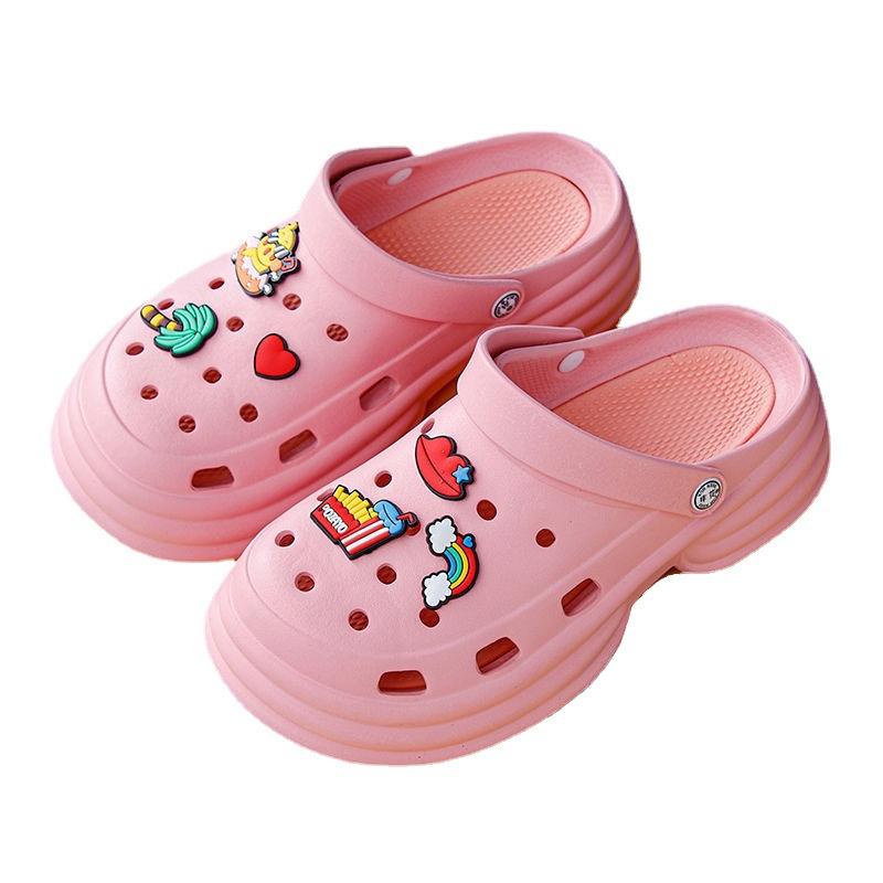 Dép Cross Nữ, Dép Sục Gắn Sticker Ngộ Nghĩnh DP16